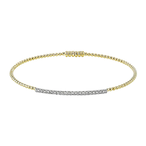 Bangle in 18k Gold with Diamonds