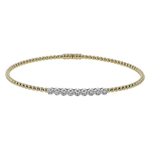 Bangle in 18k Gold with Diamonds