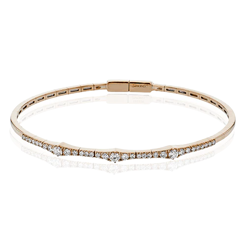 Bangle in 18k Gold with Diamonds