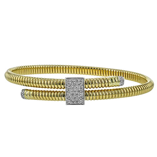 Bangle in 18k Gold with Diamonds