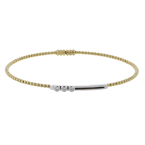 Bangle in 18k Gold with Diamonds