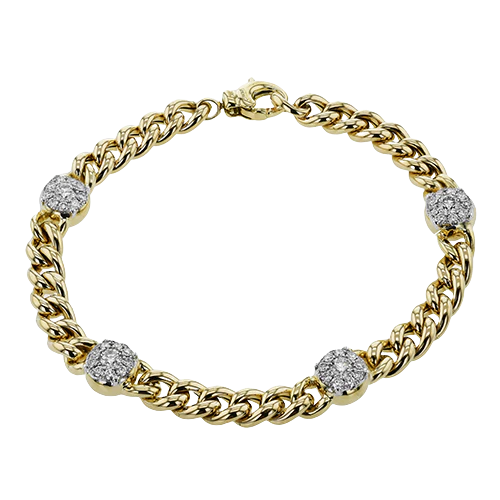 Bracelet in 18k Gold with Diamonds