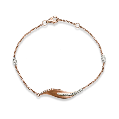 Bracelet in 18k Gold with Diamonds