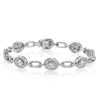 Bracelet in 18k Gold with Diamonds - Image 3