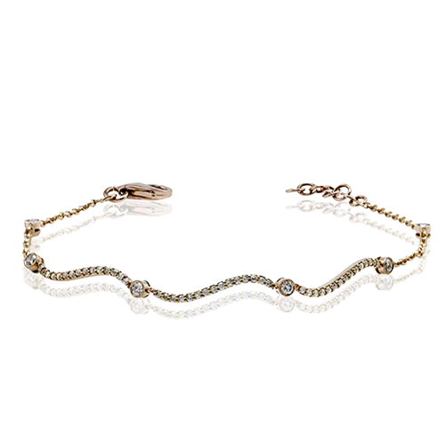 Bracelet in 18k Gold with Diamonds