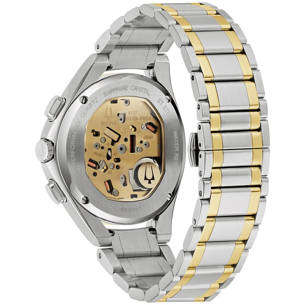 Bulova Stainless Steel Luxury Mens Watch - Image 2