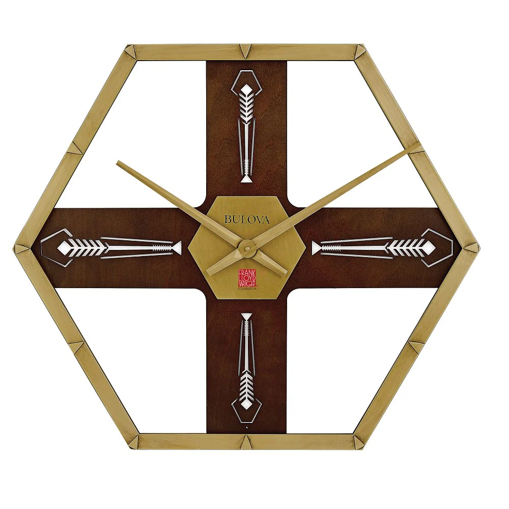 Bulova  Frank Lloyd Wright - C    Clock