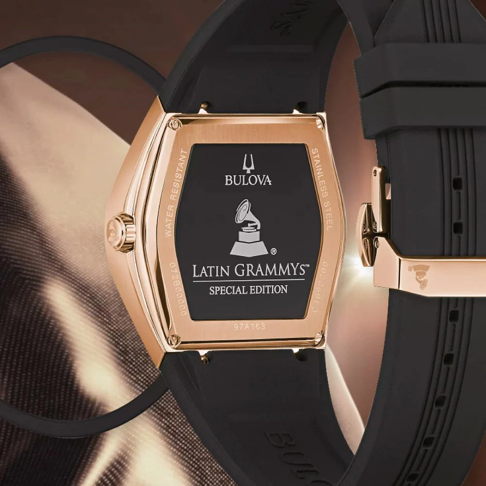 Bulova Stainless Steel Latin Grammy Mens Watch - Image 2