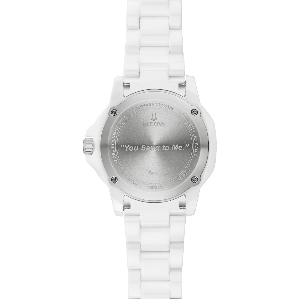Bulova Stainless Steel & Ceramic Marc Anthony Ladies Watch - Image 2