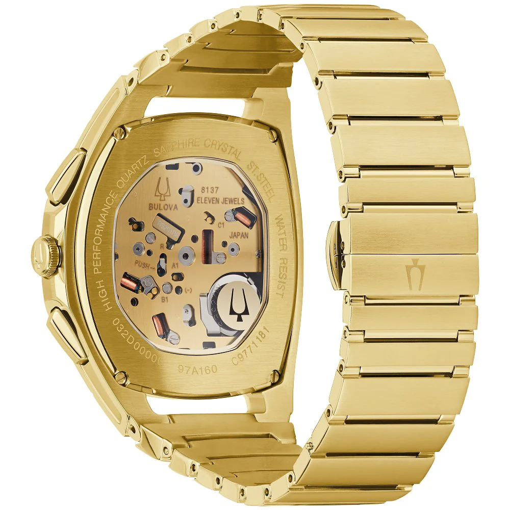Bulova Stainless Steel Luxury Mens Watch - Image 2