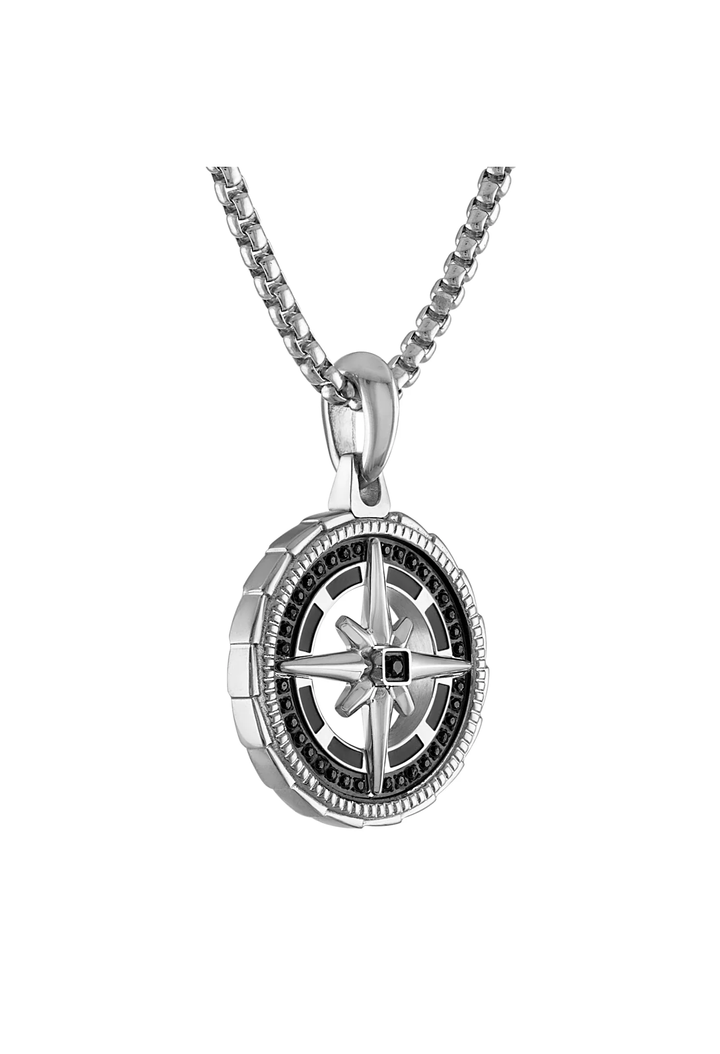 Bulova Stainless Steel Performance Jewelry Mens Necklace - Image 2