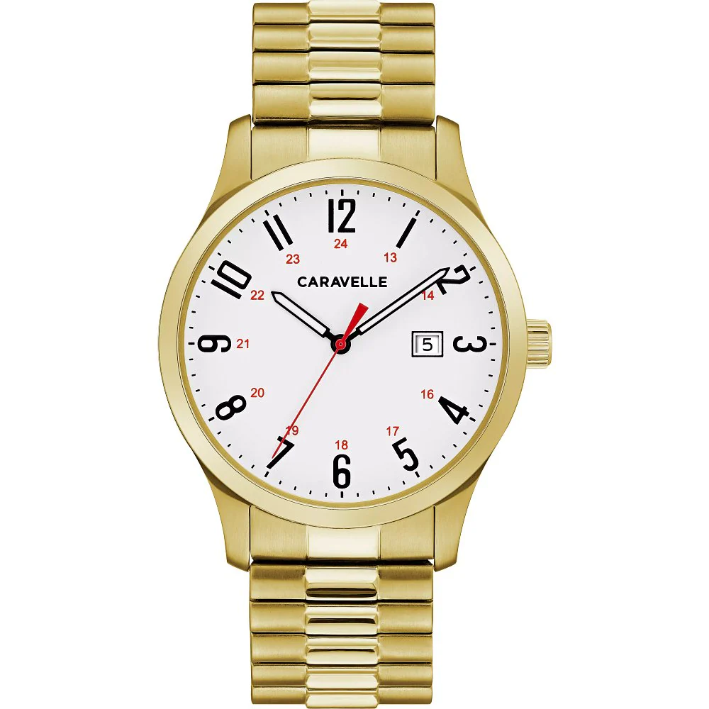 Caravelle Stainless Steel Classic CAR Mens Watch