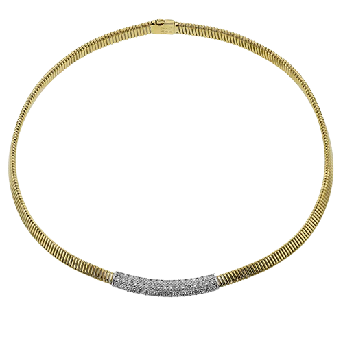 Choker in 18k Gold with Diamonds - Image 2