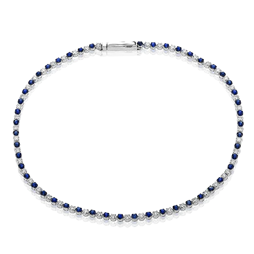 Color Bracelet in 14k Gold with Diamonds