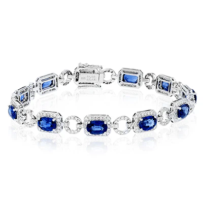 Color Bracelet in 18k Gold with Diamonds