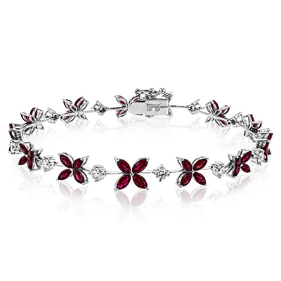 Color Bracelet in 18k Gold with Diamonds