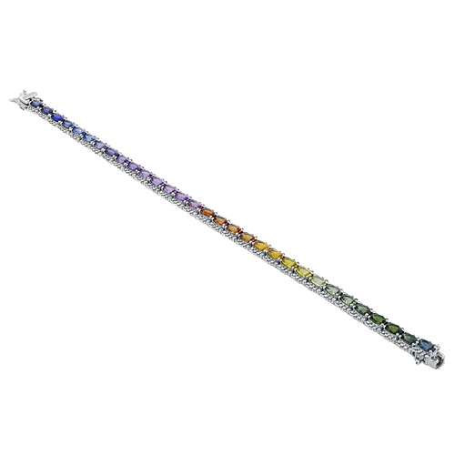 Color Bracelet in 18k Gold with Diamonds