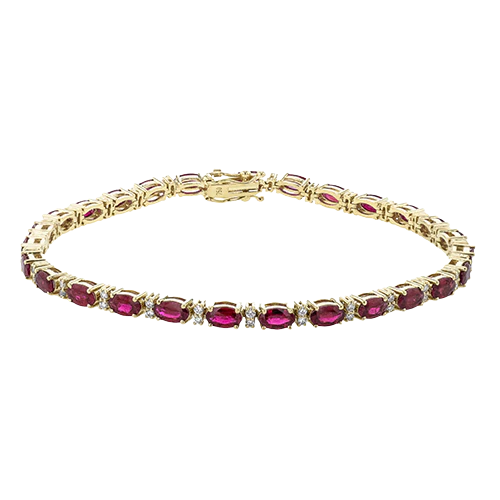 Color Bracelet in 18k Gold with Diamonds