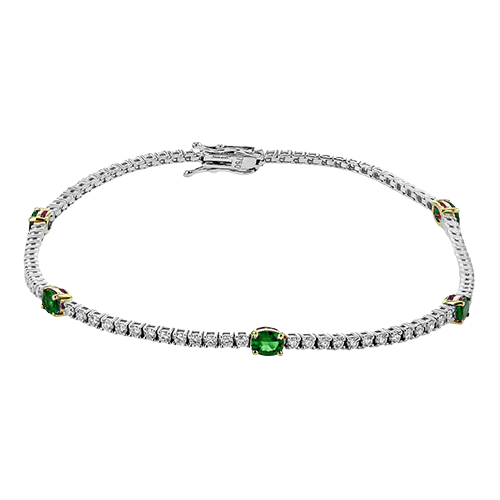 Color Bracelet in 18k Gold with Diamonds