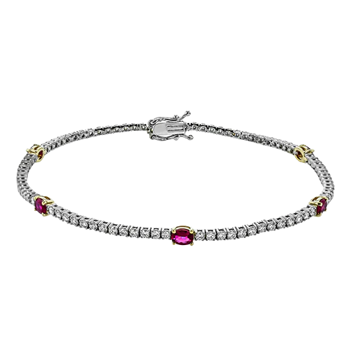 Color Bracelet in 18k Gold with Diamonds - Image 2