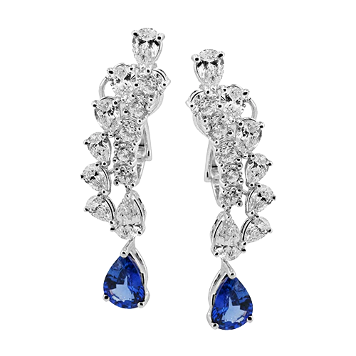 Earring in 18k Gold with Diamonds