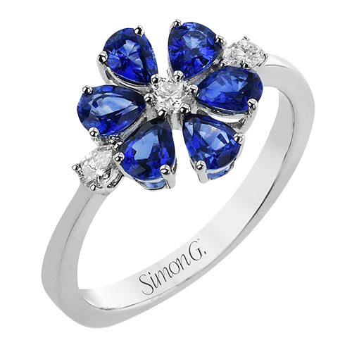 Color Ring in 18k Gold with Diamonds - Image 3