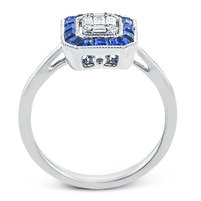 Color Ring in 18k Gold with Diamonds - Image 3
