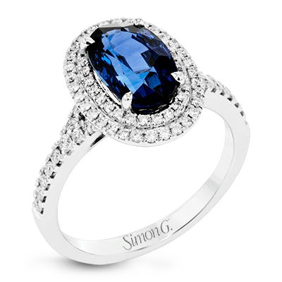 Color Ring in 18k Gold with Diamonds