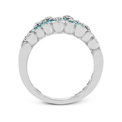 Color Ring in 18k Gold with Diamonds - Image 3
