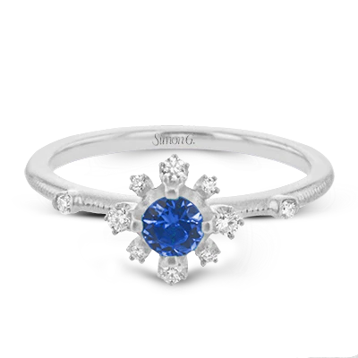 Color Ring in 18k Gold with Diamonds - Image 2