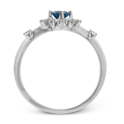 Color Ring in 18k Gold with Diamonds - Image 3
