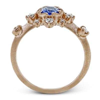 Color Ring in 18k Gold with Diamonds - Image 3