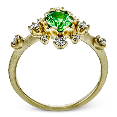 Color Ring in 18k Gold with Diamonds - Image 2