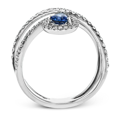Color Ring in 18k Gold with Diamonds - Image 3