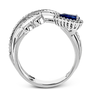 Color Ring in 18k Gold with Diamonds - Image 3