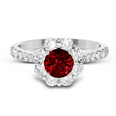Color Ring in 18k Gold with Diamonds - Image 2