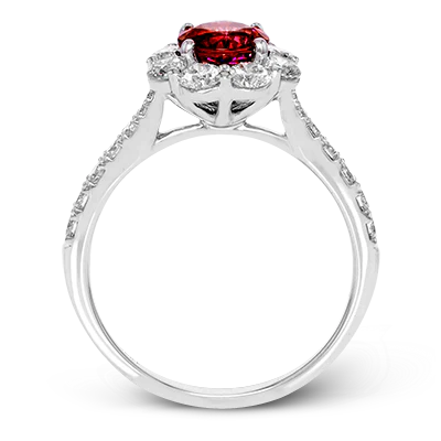 Color Ring in 18k Gold with Diamonds - Image 3
