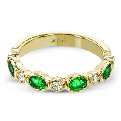 Color Ring in 18k Gold with Diamonds - Image 2