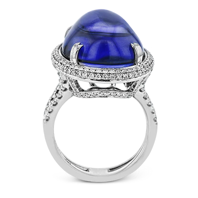Color Ring in 18k Gold with Diamonds - Image 3