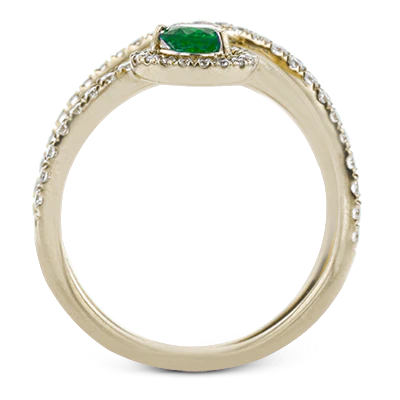 Color Ring in 18k Gold with Diamonds - Image 3
