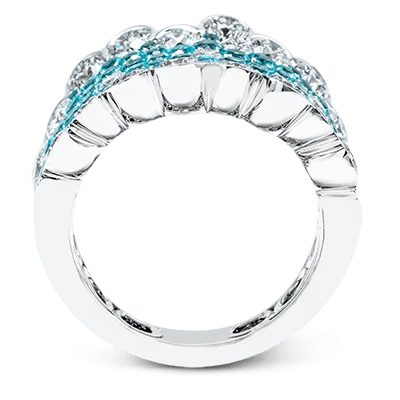 Color Ring in 18k Gold with Diamonds - Image 3