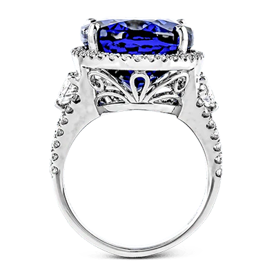 Color Ring in 18k Gold with Diamonds - Image 3