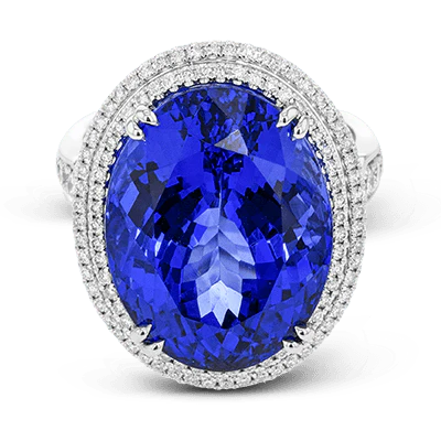 Color Ring in 18k Gold with Diamonds - Image 2