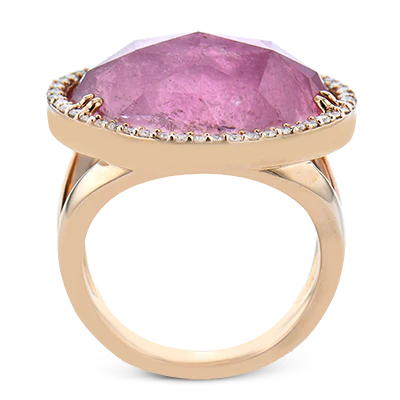 Color Ring in 18k Gold with Diamonds - Image 3