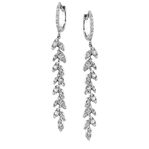 Earring in 18k Gold with Diamonds - Image 2