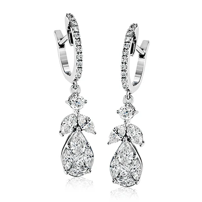 Earring in 18k Gold with Diamonds