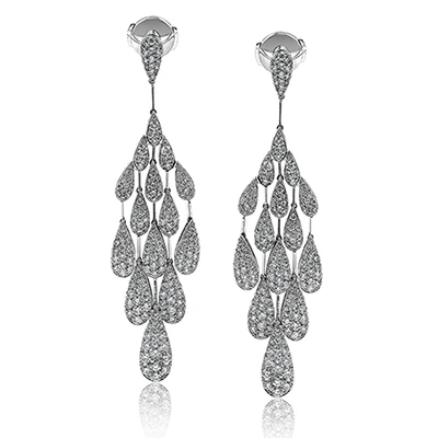 Earring in 18k Gold with Diamonds - Image 2