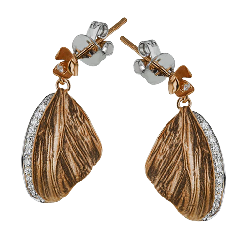 Earring in 18k Gold with Diamonds