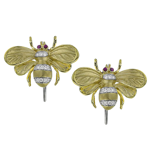 Earring in 18k Gold with Diamonds