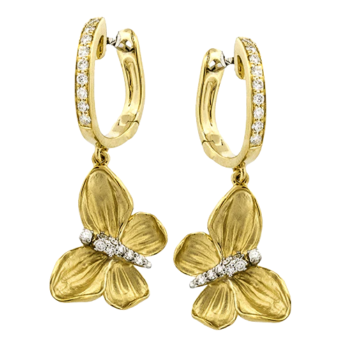 Earring in 18k Gold with Diamonds - Image 2